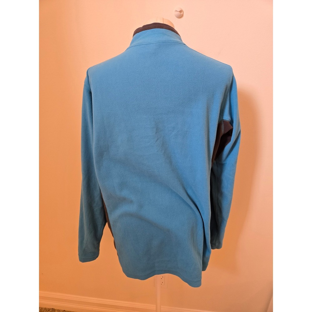 Columbia Women's Medium Blue Fleece 1/4‎ Zip Pullover Jacket - Picture 4 of 8